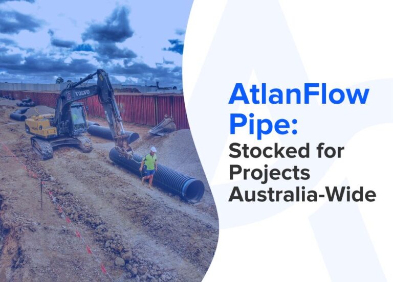 AtlanFlow ADS Pipe HDPE Pipe Atlan Stormwater Australia